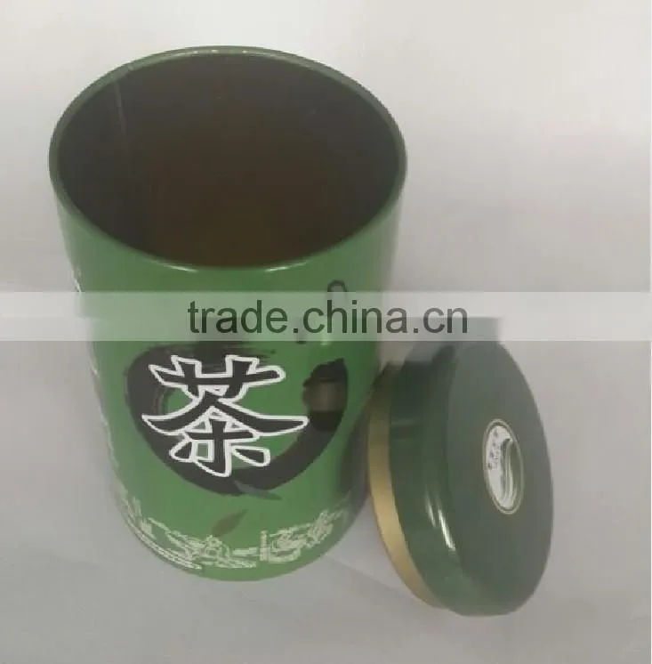 Round Tea Tin Box
