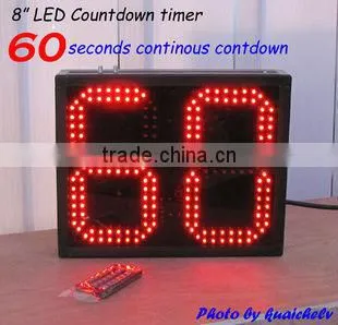 6 inches 7 segment countdown timer counter score indicator/led digital timer display