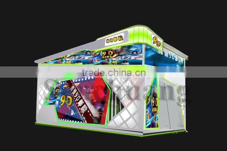 High tech 9D cinema simulator with ISO certificate