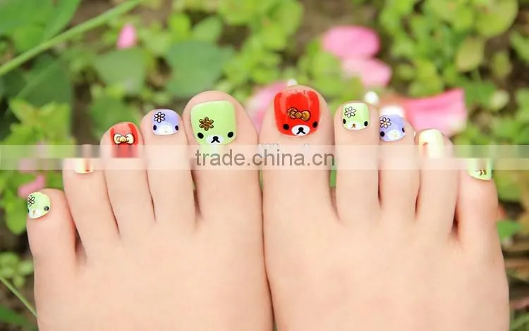 Beauty Sticker GMP wholesale popular star 3d toe nail stickers