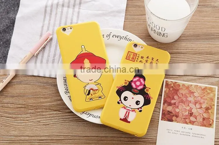 High quality silicone phone case/cute cartoon phone case for Iphone 6 6s