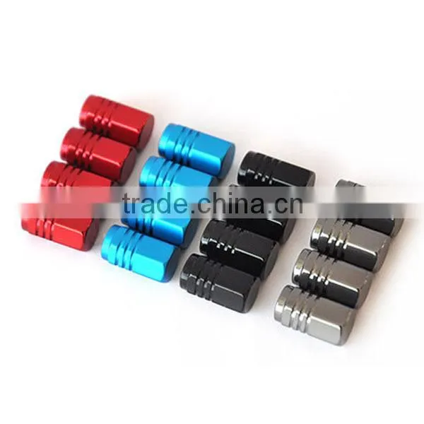 hot sale aluminum alloy car tire valve cap