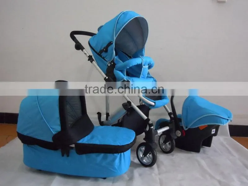 2015 travlling stroller 3 in 1 wtih big carrycto and carseat fit for your baby travelling,pass en1888 cert wtih 3 position seat