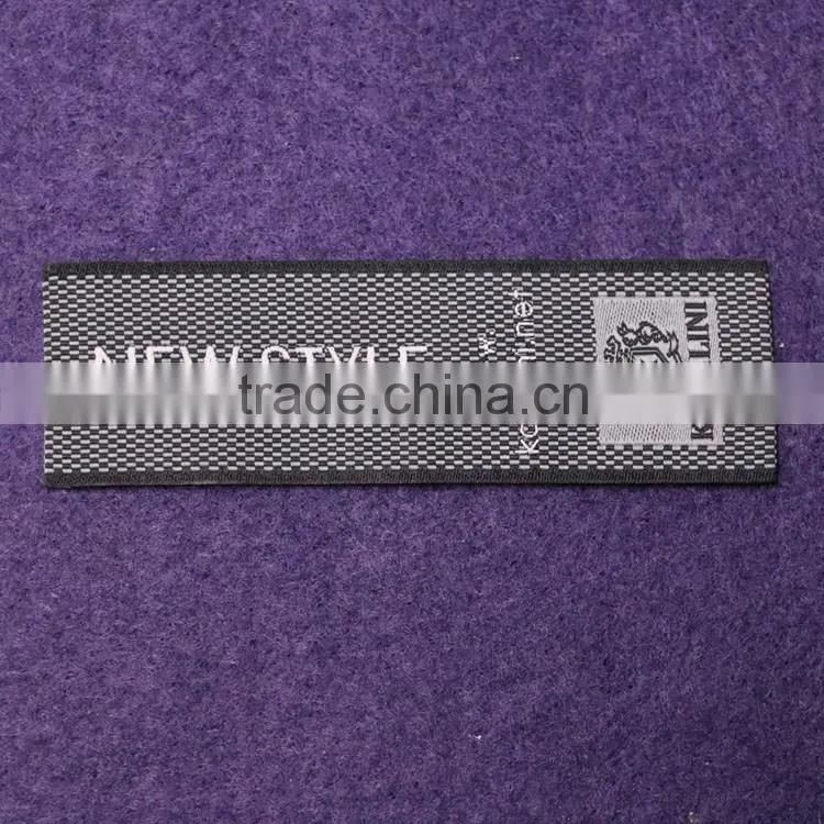 Shenzhen Hot Sale Clothing Center fold Computerized Woven Label