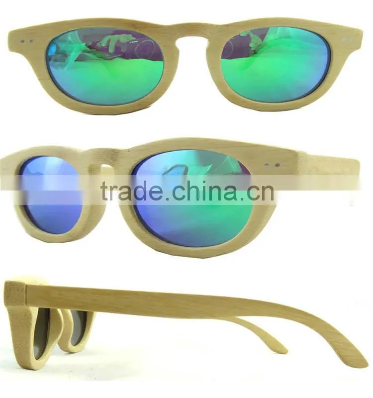 Eco-friendly Custom Popular Wooden Cat 3 UA400 sunglasses