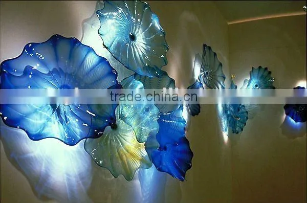 beautiful blown glass wall art xo-201219 and hand made wall art