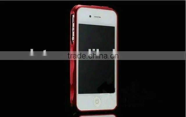 high quality novelty Durable Aluminium Metal Bumper Cover Case for iphone 4 4S