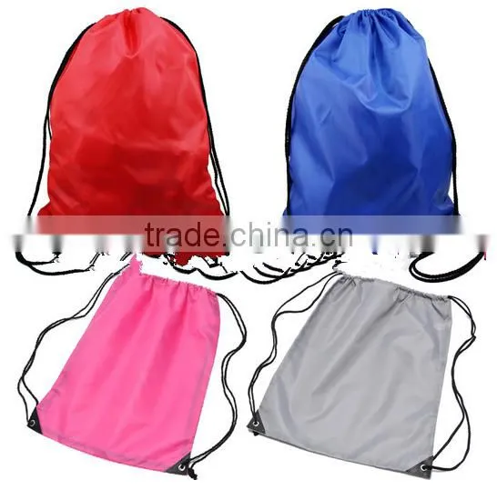 High Qualilty Waterproof Backpack Nylon drawstring Bag