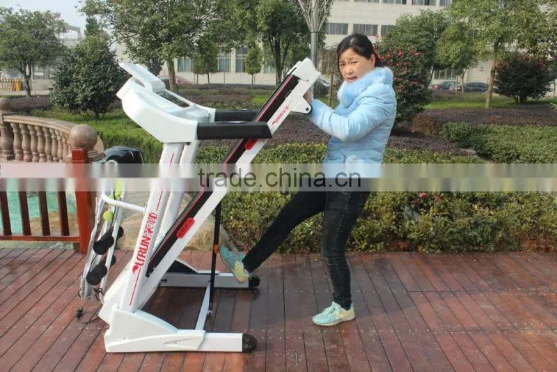 new motorized treadmill with extra touch screen pad available wifi connecting