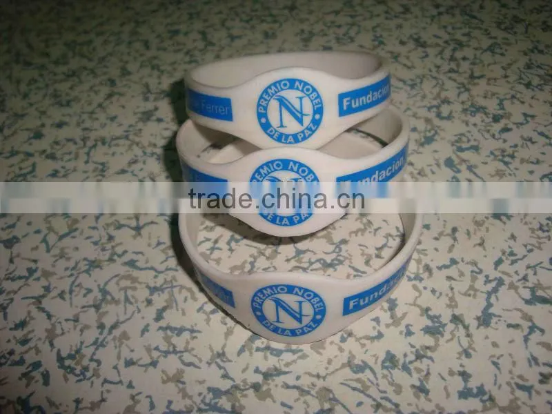 silicone bracelet in belgium flag colour for 2014 brazil world cup