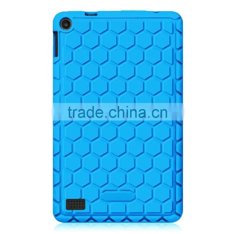 Kids proof silicone tablet cover case for Amazon kindle fire HD 7.0 display bumper case for Kindle fire hd 7