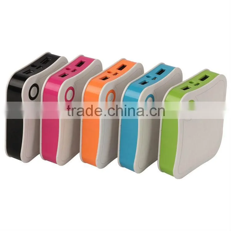 big capacity Dual USB mobile phone power bank charger 10400mah