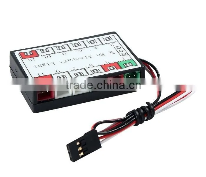 Good 14 LED Flashing Light Lamp System for RC Aircraft Plane Helicopters & Airplanes Glider Simulate