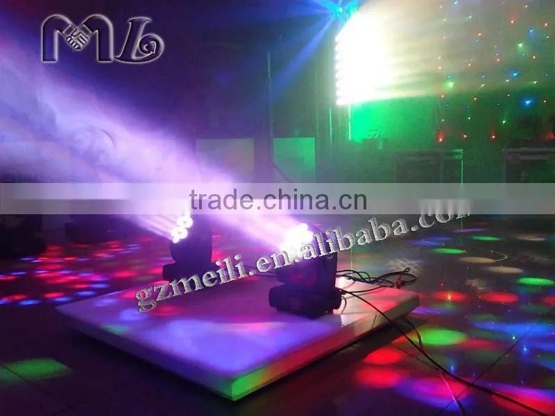 small size 7pcs rgbw moving head narrow sharpy beam led beam lights