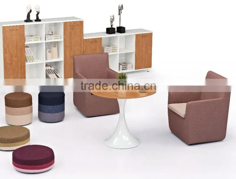 Simple design office furniture small round meeting table