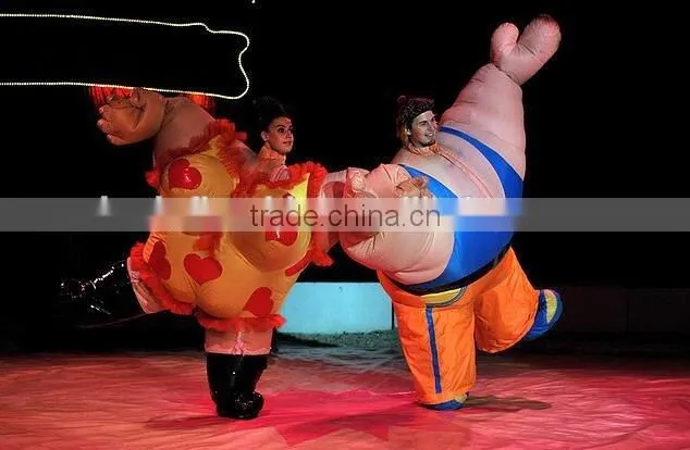 inflatable muscle man costume