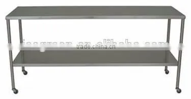 Stainless Steel Instrument Table for Hospital