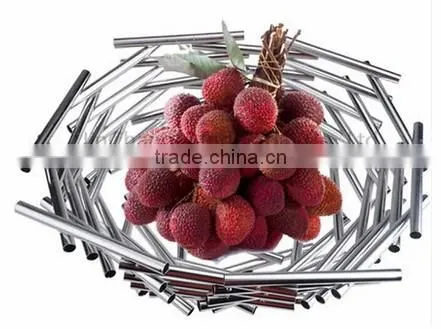 2016 modern stainless steel fruit bowl - home accessories