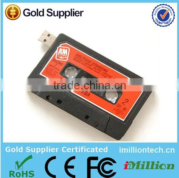 8GB Cassette Case USB Flash Drive / 8GB Tape USB Flash Drive /8GB Musicassette USB Flash Drive