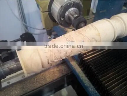 Easy operation and low price CNC1503SA baseball bat cnc wood turning lathe with CE certification