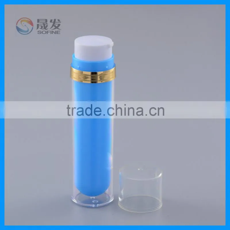 Factory directly supply round cosmetic lotion pump bottle