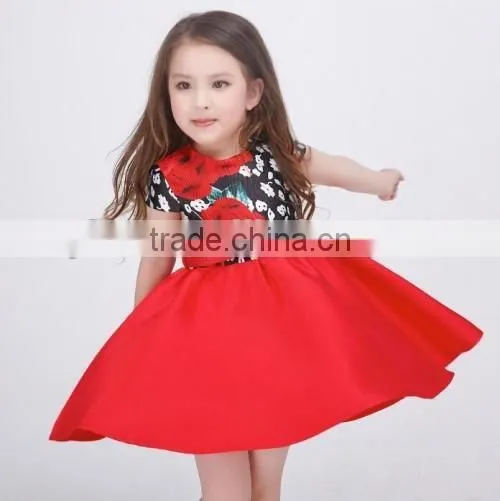 wholesale summer girl kids beautiful model dresses sweet Princess kids fashion dresses pictures