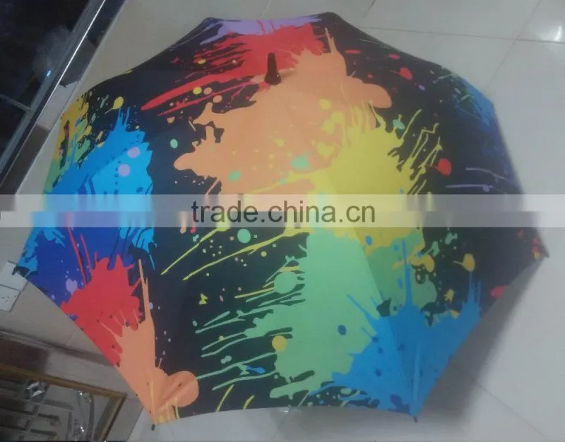 2015 Low MOQ funny lexus multi-color golf umbrella