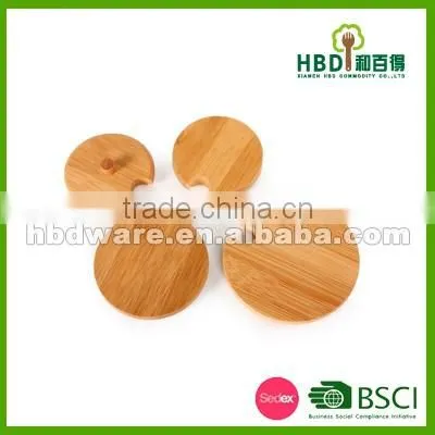 High quality bamboo Lid, Wood Lid for glass jar lid,Wooden Candle Lids wholesale