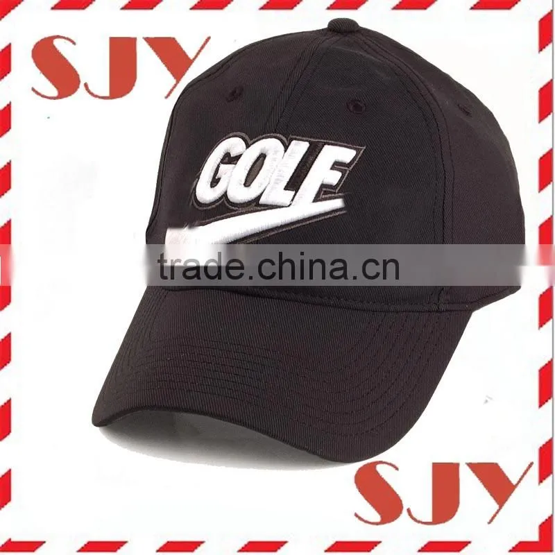 free design embroidery 6 panel snapback custom golf hat