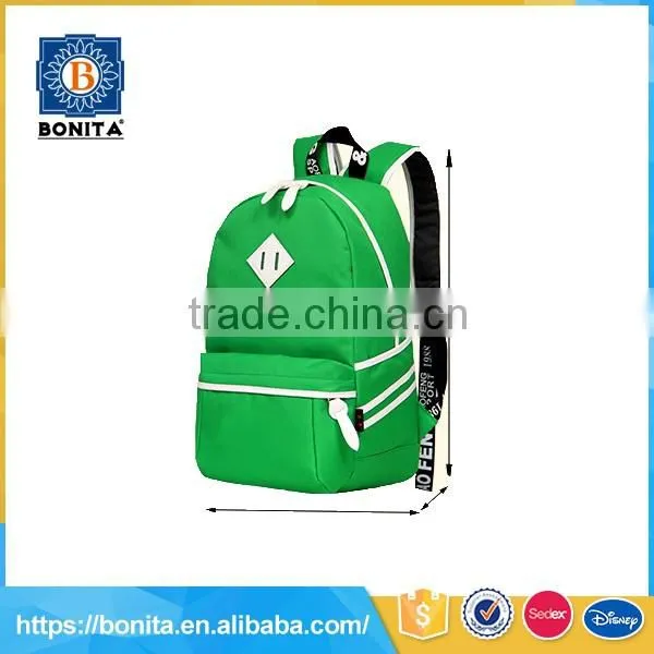 Wholesale custom bright color backpack high school backpack