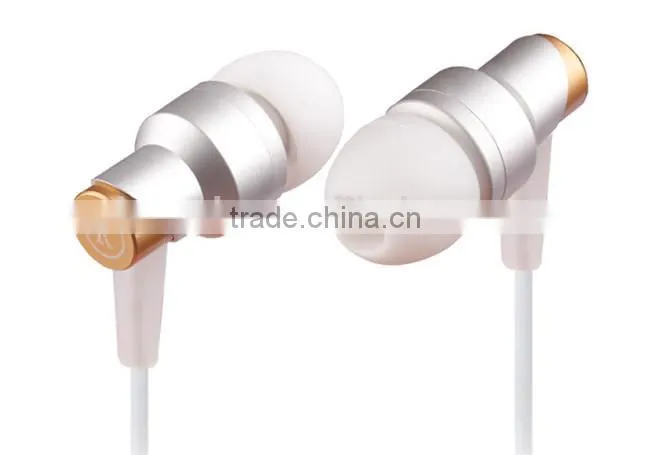 hot sell new design earphone best metal in -ear earphone with mic for mobile phone