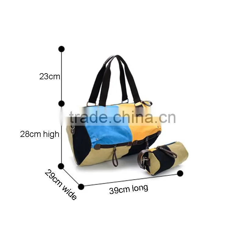 vintage canvas messenger bag with custom design