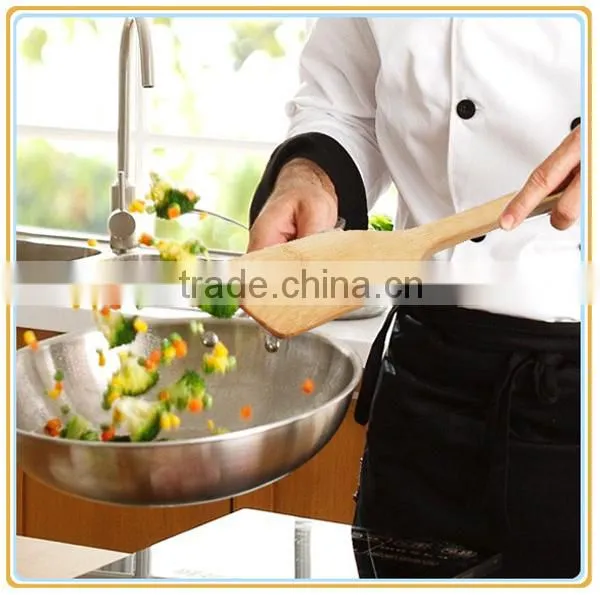 Bamboo Kitchen Utensil, Square Bamboo Spatula, Bamboo Cooking Tool