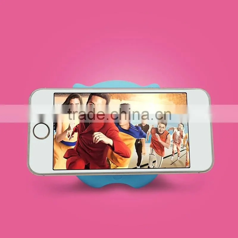 cute silicone pig mobile phone holder desktop holder fashion design custom LOGO print