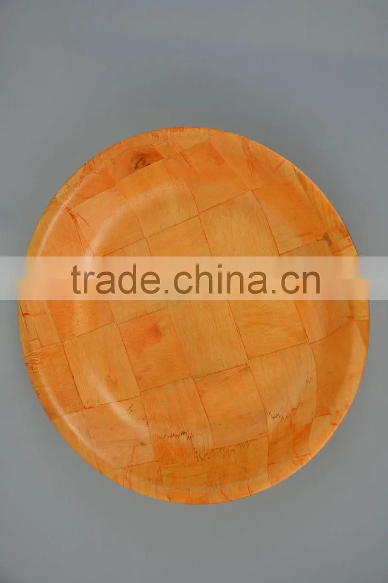 2015 the firmest woven wooden salad bowl set
