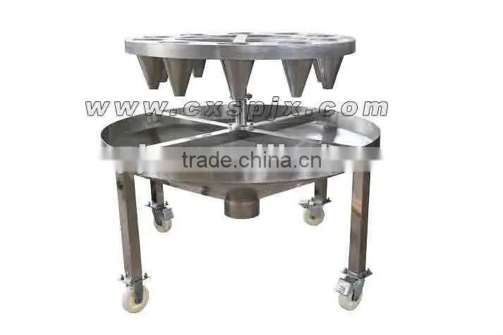 poultry slaughter machine suppliers/small capacity blood letting table