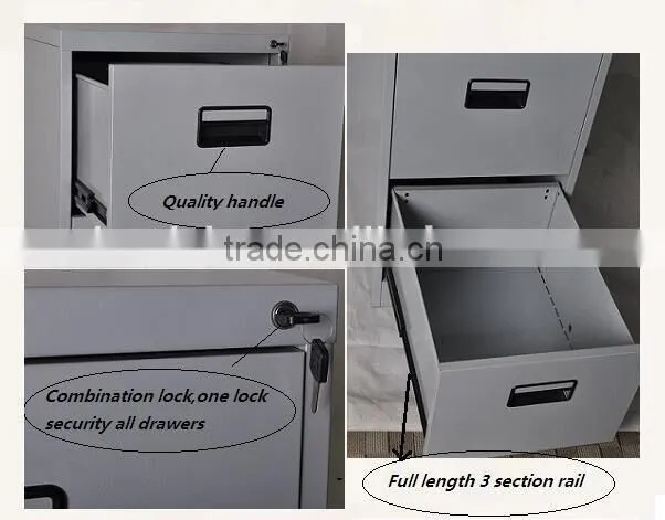 commercial & home use knock-down office steel 4 drawer file cabinet