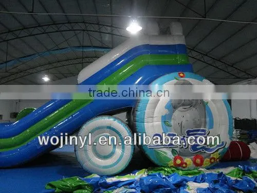 Iarge commercial inflatable dry slide for sale