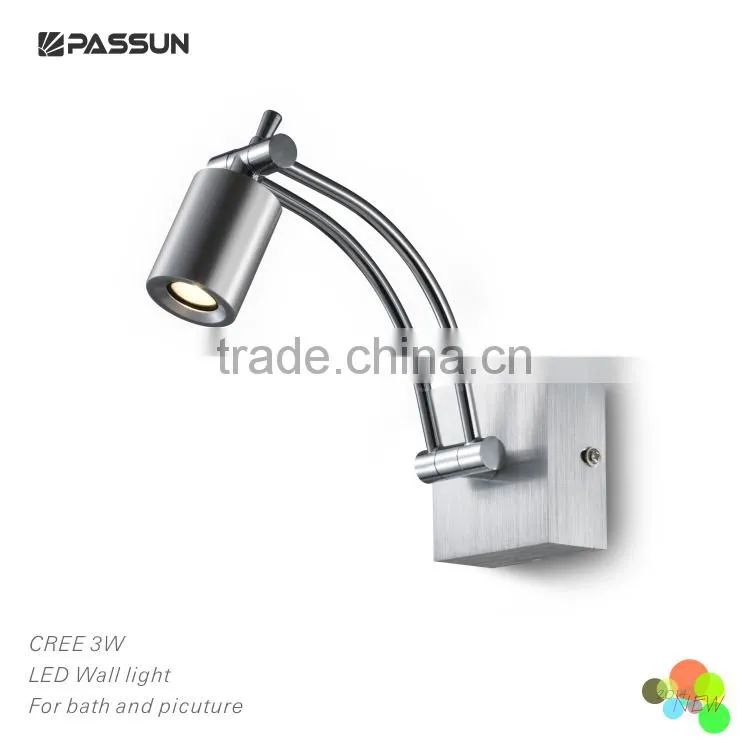 GU10 100W black painting halogen decorative wall light