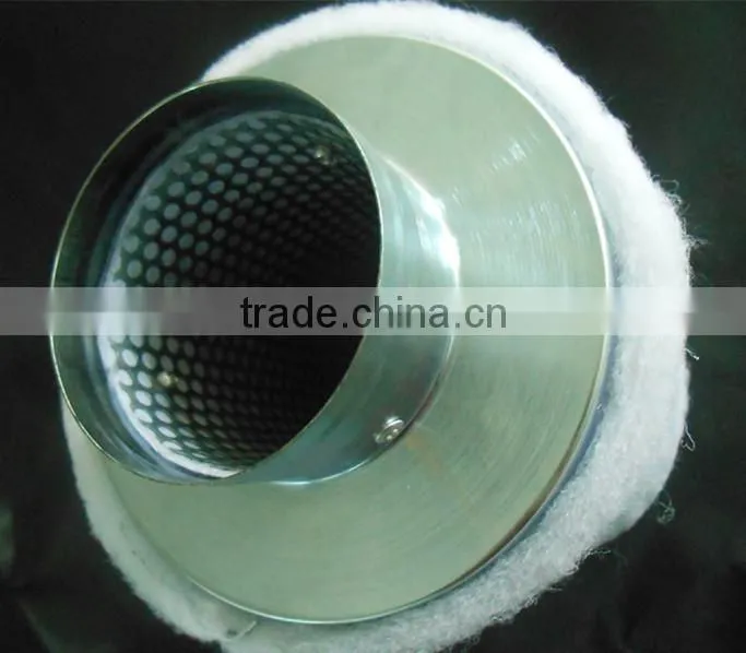 6*24in Air Carbon Filter Inline Fan Scrubber Virgin Charcoal Odor Control HPS