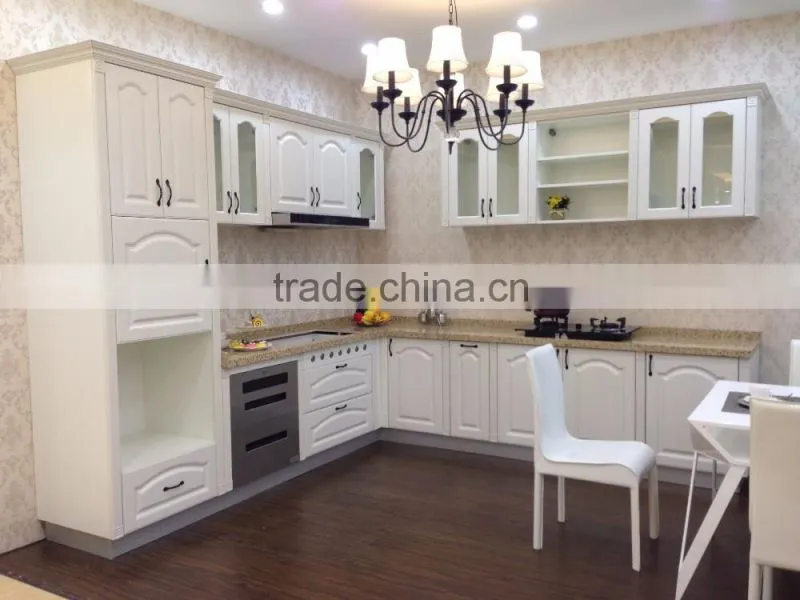 Living room furniture classic PVC membrane kitchen cabinet