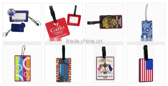 lovely cheap travel accessories suitcase custom pvc luggage identifier