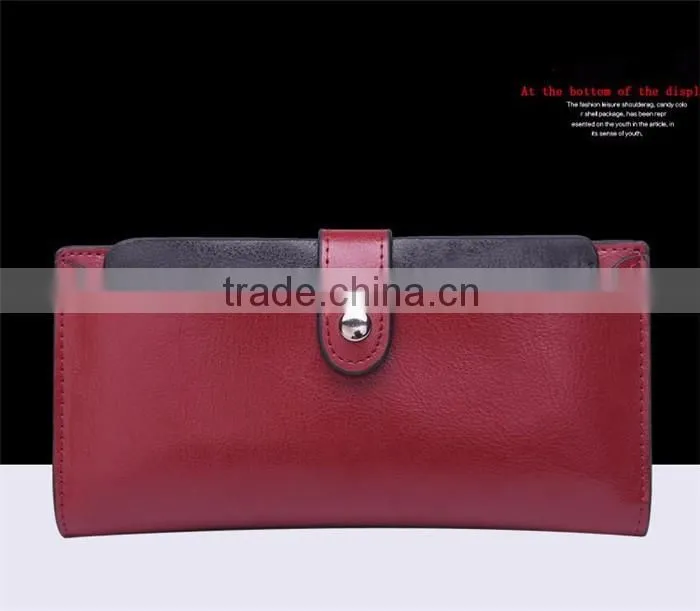 2015 Trend Wallet Genuine Leather Brand Custom Design You Wallet