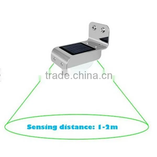 2016 new design 16LED human induction solar led lamp/solar corridor light/solar lamp