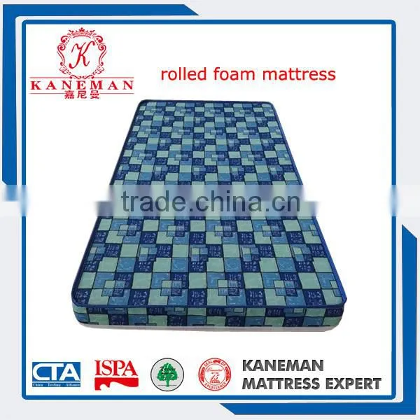 Hot Selling Cheap Vacuum Packed Rolled Foam Mattress Topper