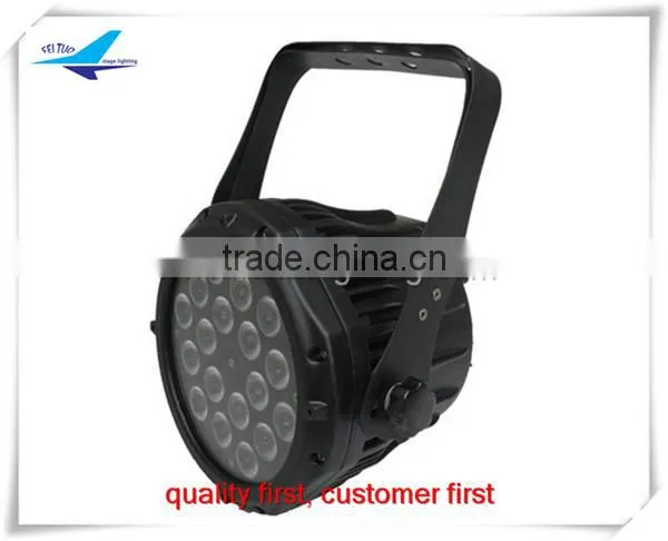 (6pcs)free shipping led stage equipment 18x10w 4in1 ip65 led rgbw par light
