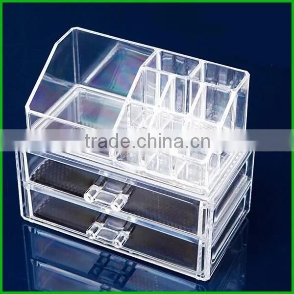 High Clear Custom Acrylic Make Up Display Stand