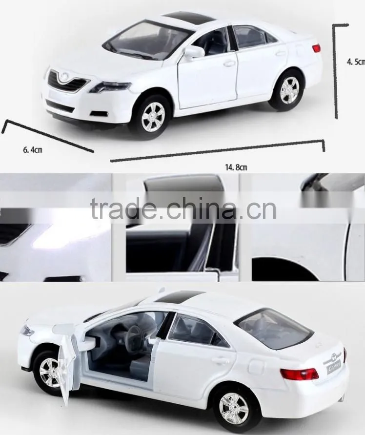 Model Car 1:32 Pull Back Die Cast Metal Car With Light And Music