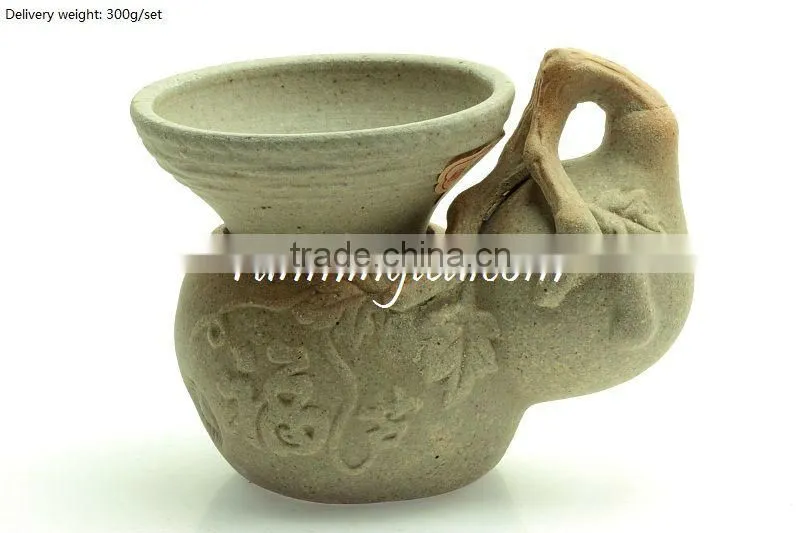 Jingde Town Porcelain Gourd Shape Tea Strainer
