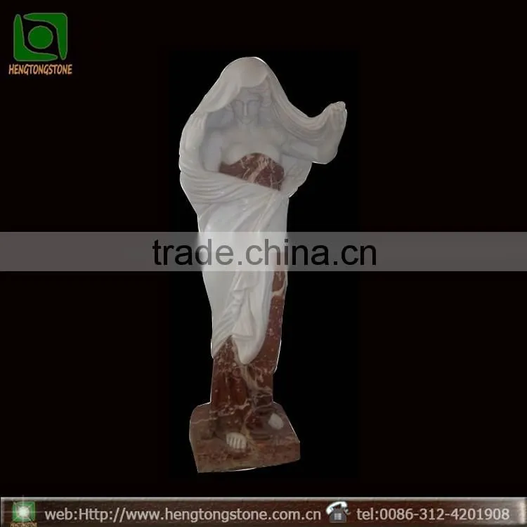 Hand Carved Female Garden Statues